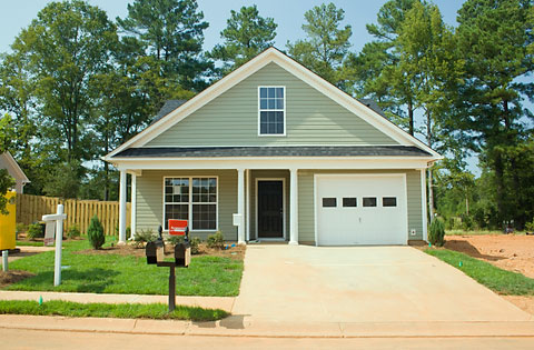 garden home in a retirement community